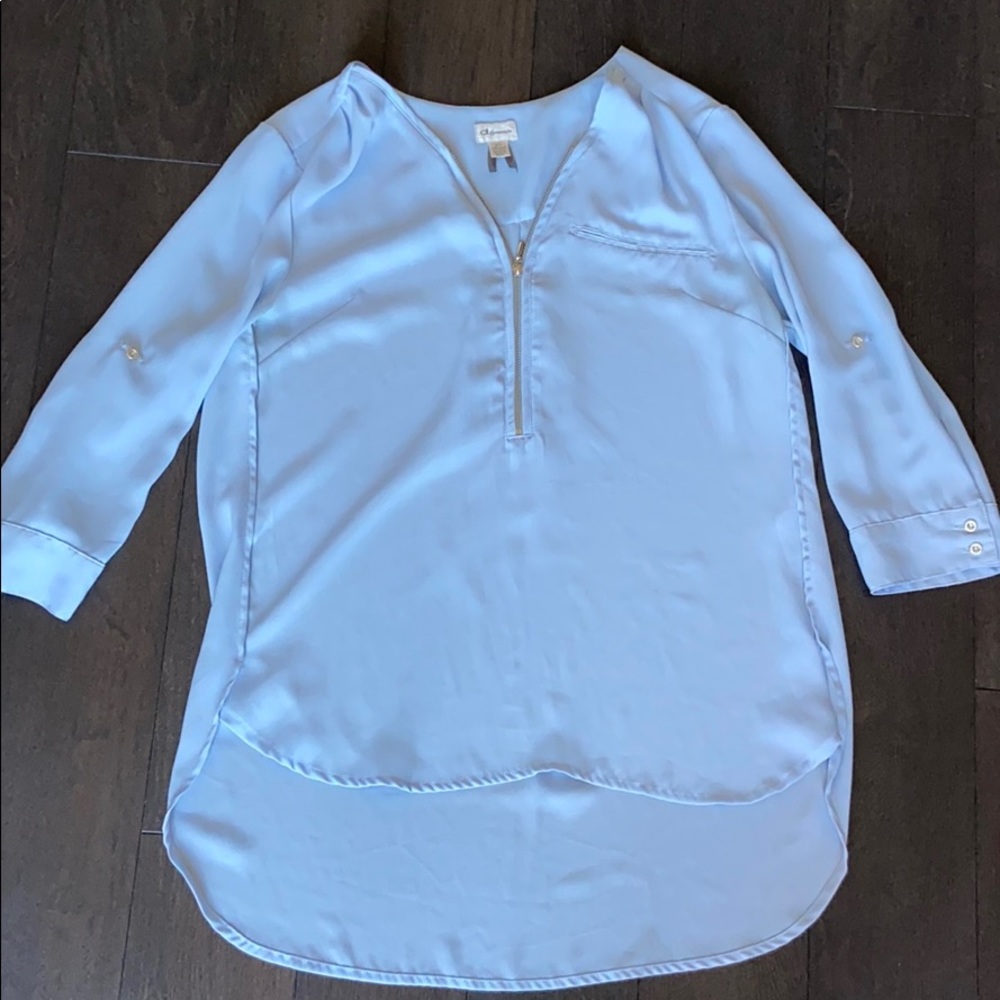 Baby blue blouse